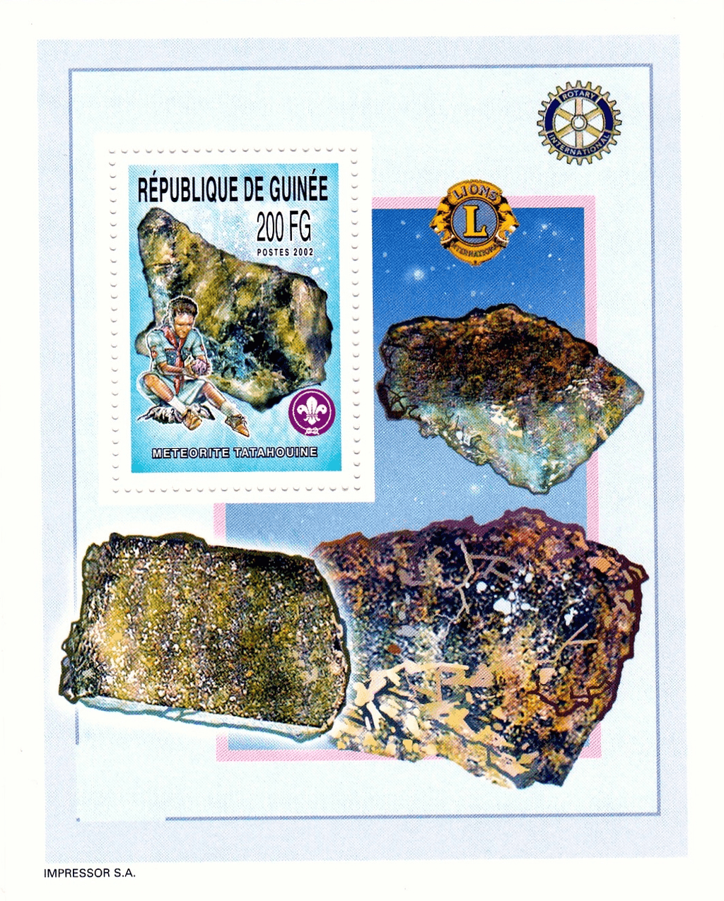 boy scout and Meteorites