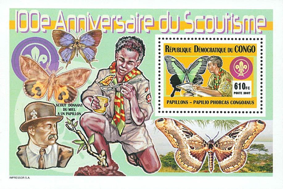 Scouting 100th anniversary- Butterflies (2007)