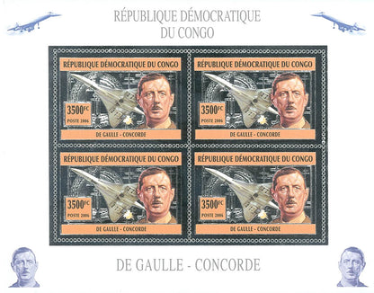 Charles De Gaulle - Concorde (Silver Issue)