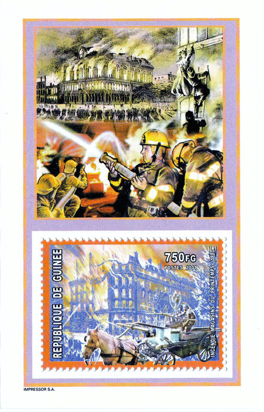 History of the fire department 2001