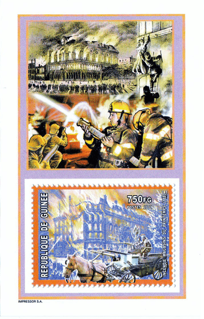 History of the fire department 2001