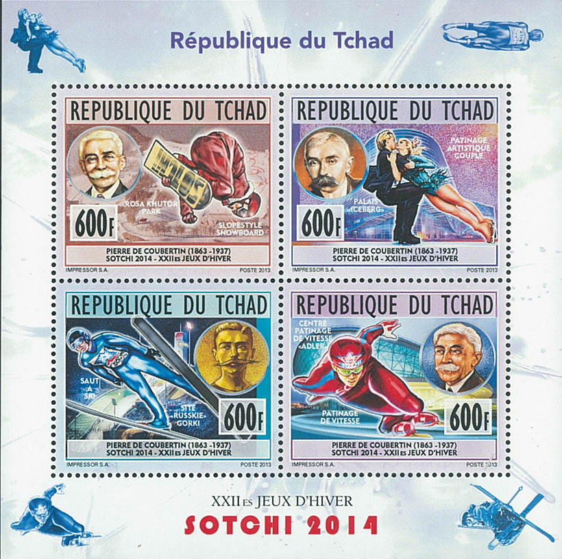 Olympic Games Winter Sotchi 2014 - Coubertin