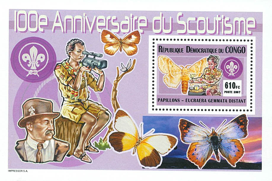 Scouting 100th anniversary- Butterflies (2007)