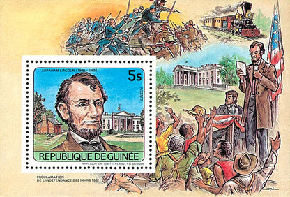 Famous characters : Lincoln/Dunant/Daimler/Blériot/P.Harris/Piccard