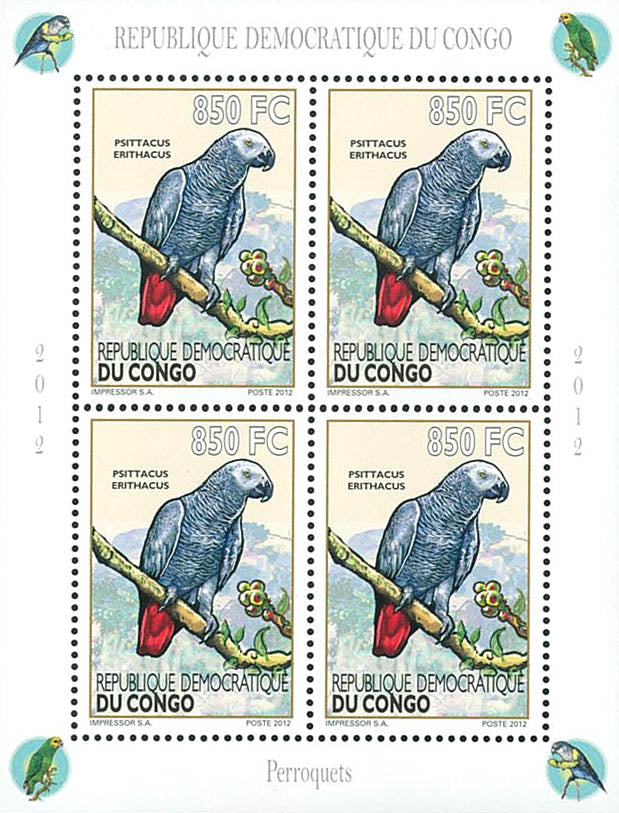 Birds / Parrots - Fauna & Flora  (2012)