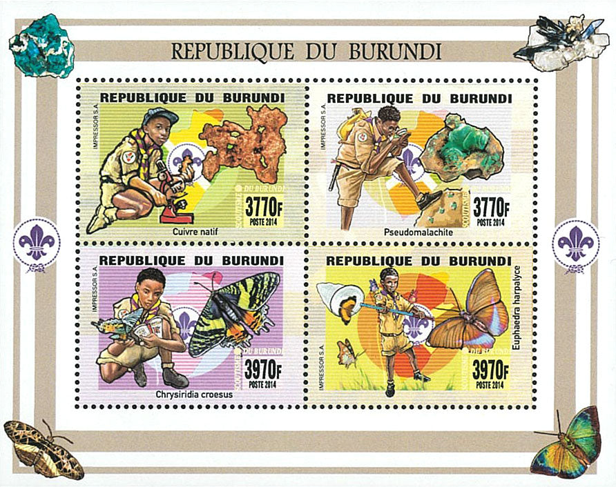 Scouts of Burundi / Mineralogy / Butterflies (II)