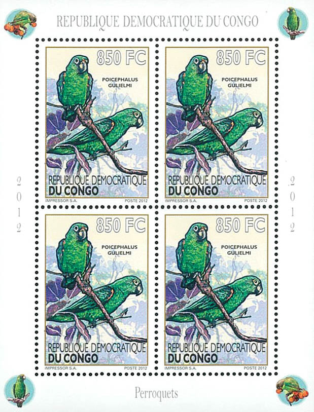 Birds / Parrots - Fauna & Flora  (2012)