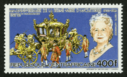 Birthday of Queen Mother Elisabeth 1985