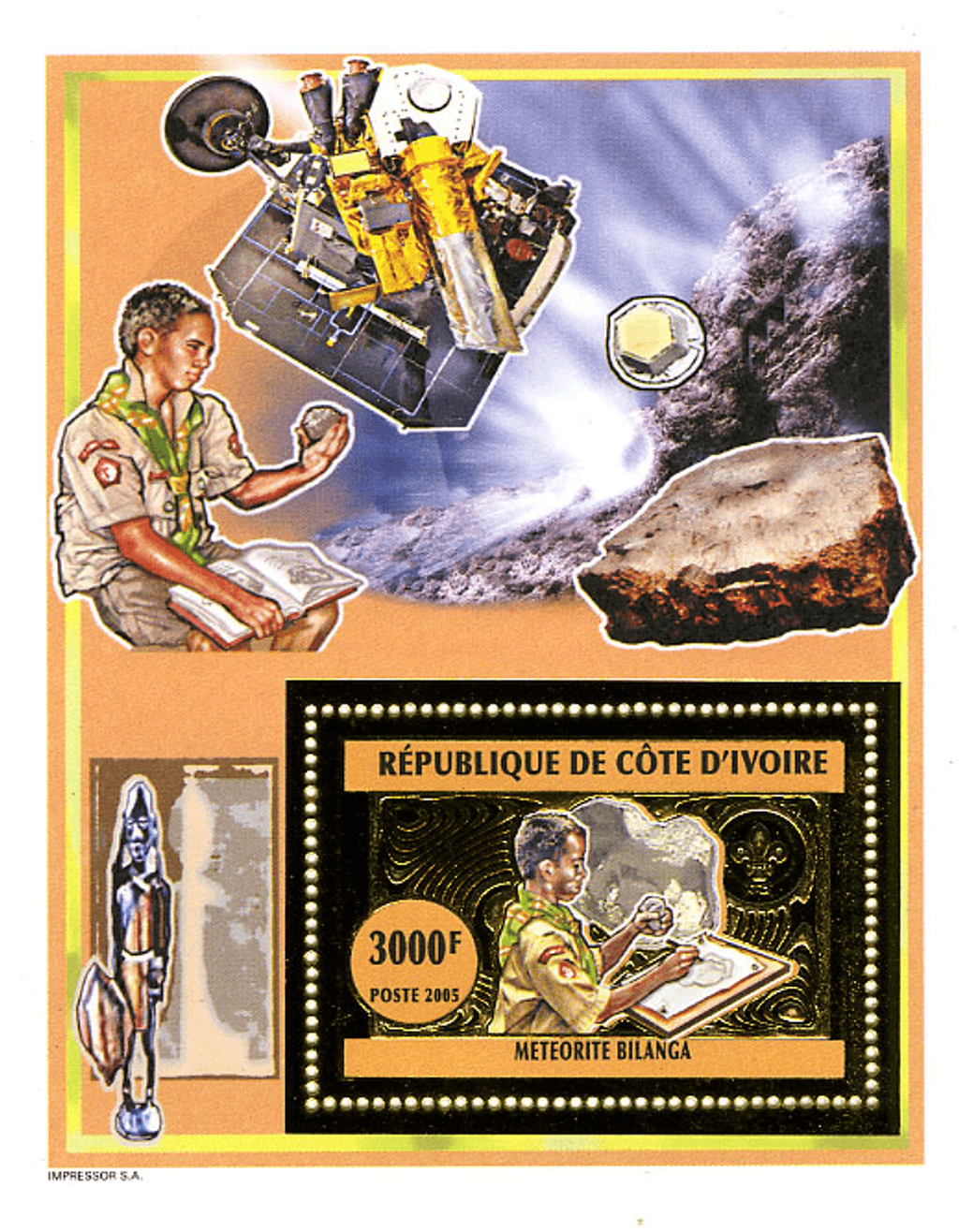 Scouting & Chess , Gold issue