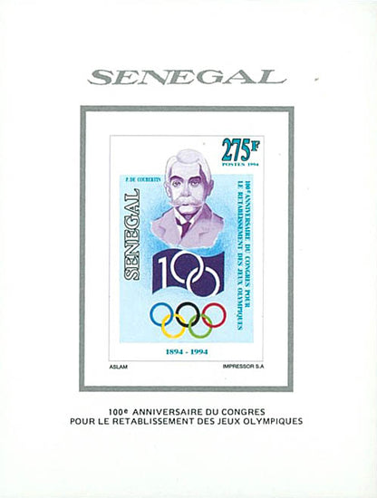 Olympic-100th anniversary of the creation of the IOC- Coubertin
