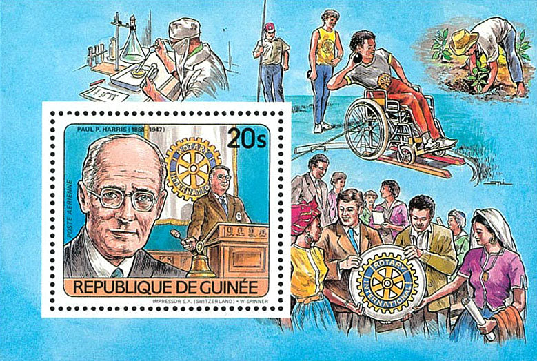Famous characters : Lincoln/Dunant/Daimler/Blériot/P.Harris/Piccard