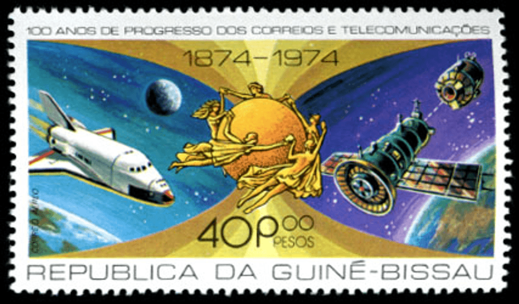 100 years of Postal & Telecommunication progress / Space
