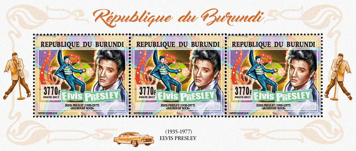Famous characters / Music Hall : Elvis Presley (Jailhouse Rock)