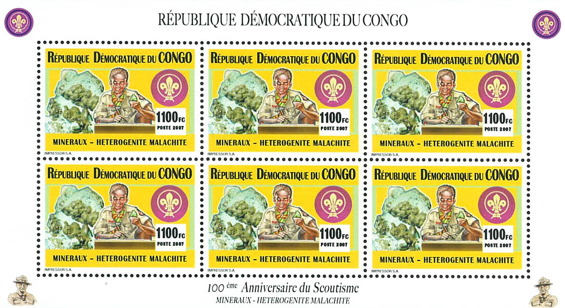 Scouting 100th anniversary- Minerals (2007)