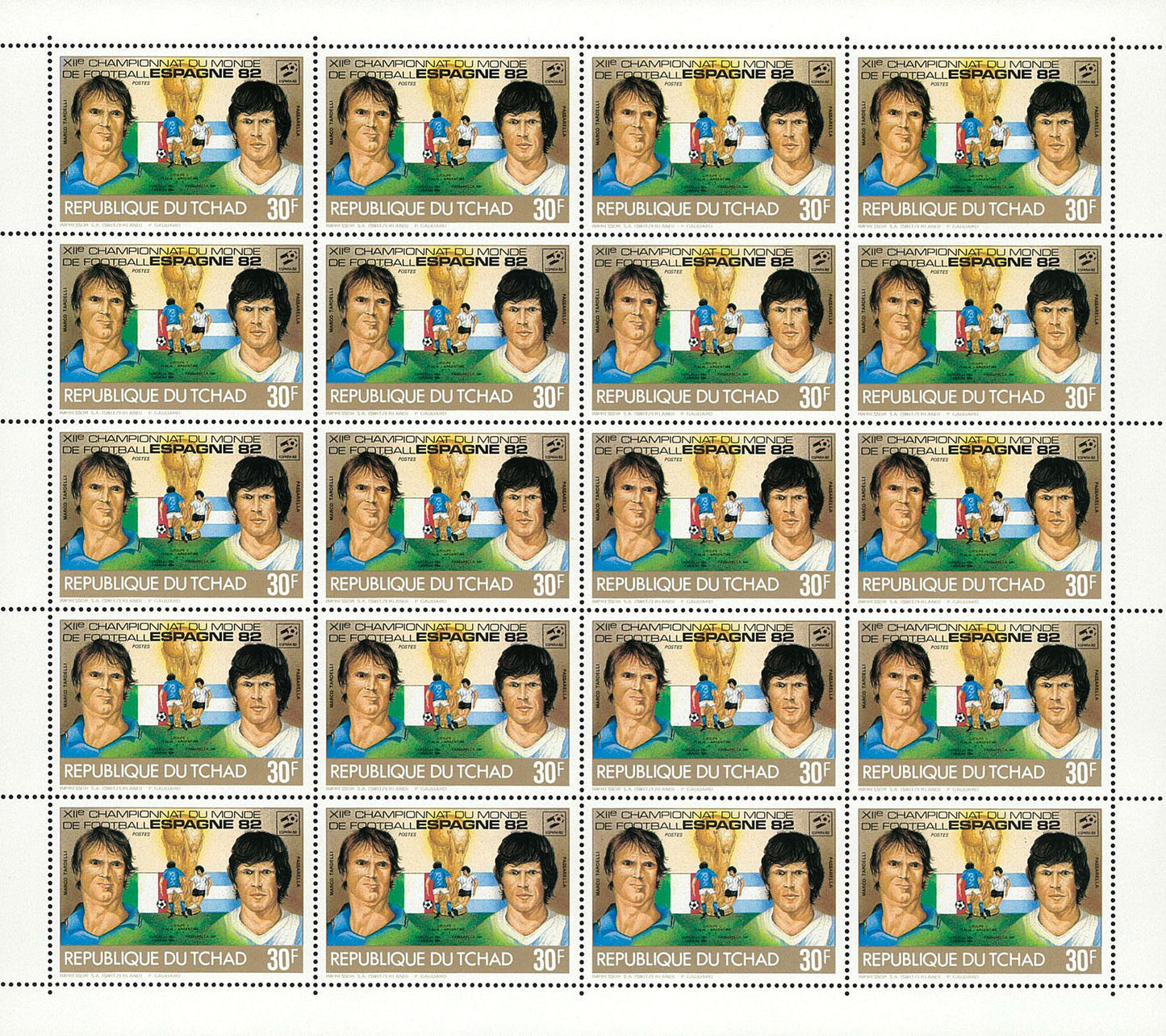 Spain Soccer World Cup 1982 / The winners 2