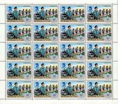 75th anniversary of scouting / Surcharge Black