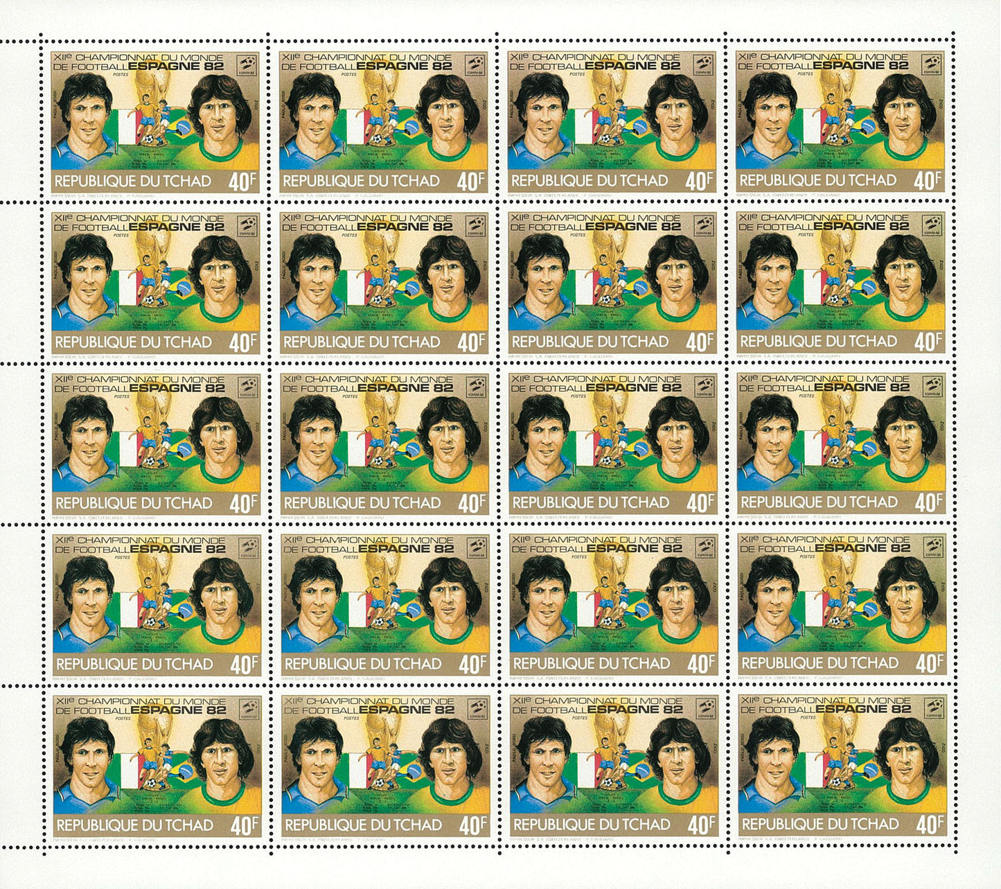 Spain Soccer World Cup 1982 / The winners 2