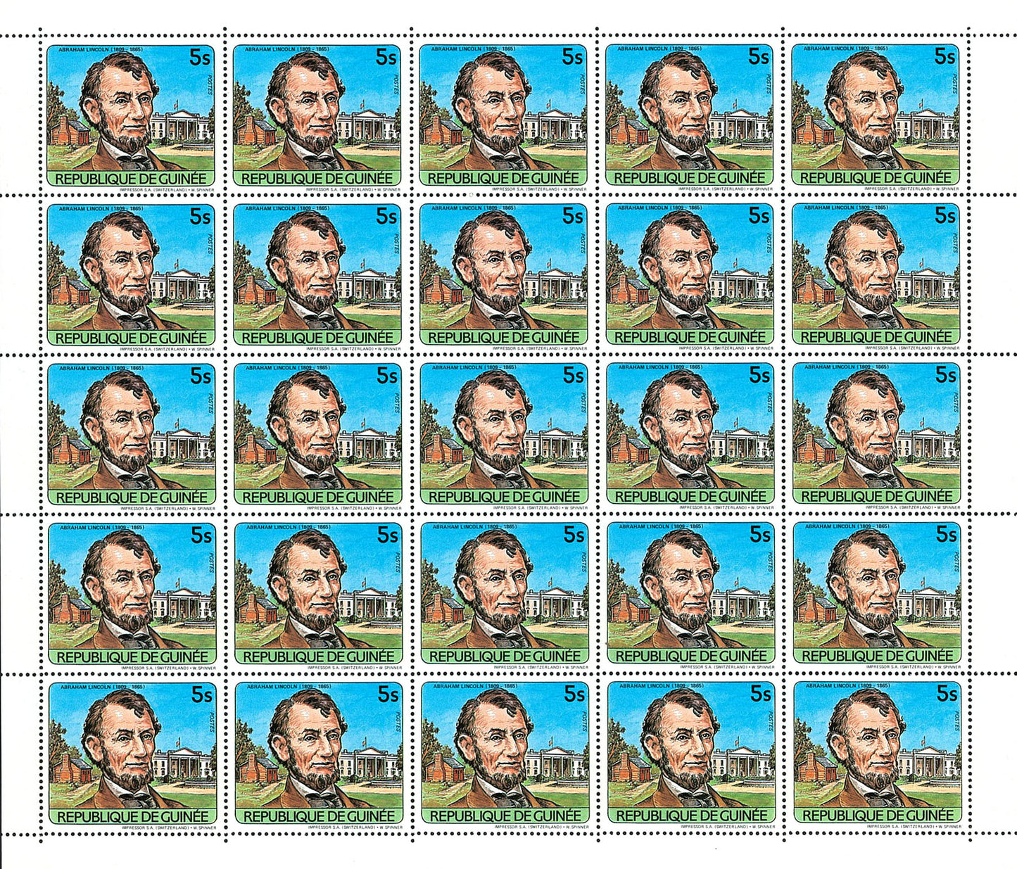 Famous characters : Lincoln/Dunant/Daimler/Blériot/P.Harris/Piccard