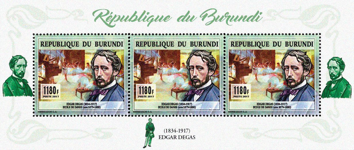 Famous characters : Edgar Degas Painting
