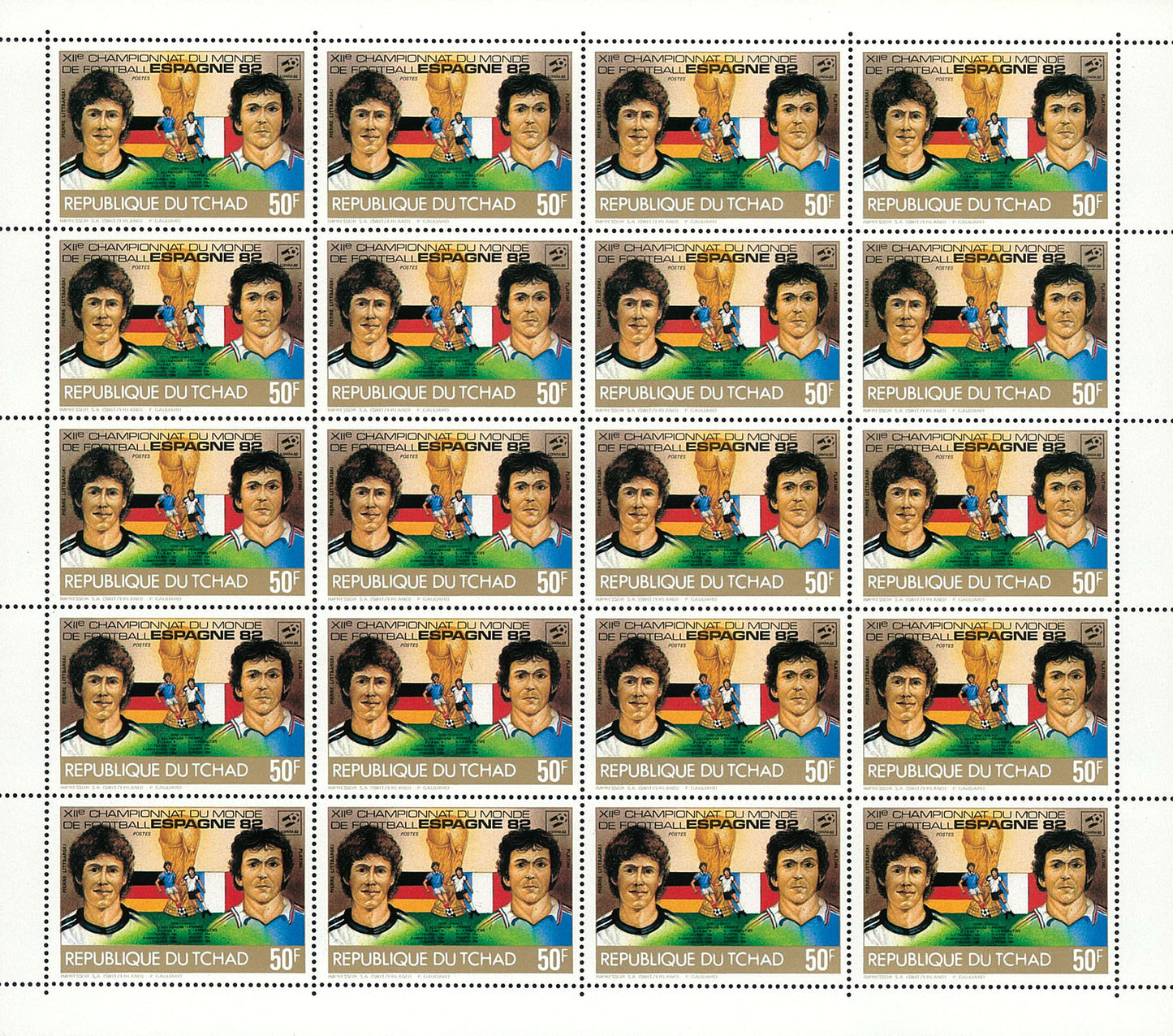 Spain Soccer World Cup 1982 / The winners 2