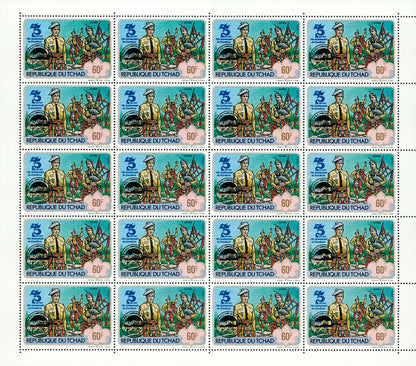 75th anniversary of scouting / Surcharge Black