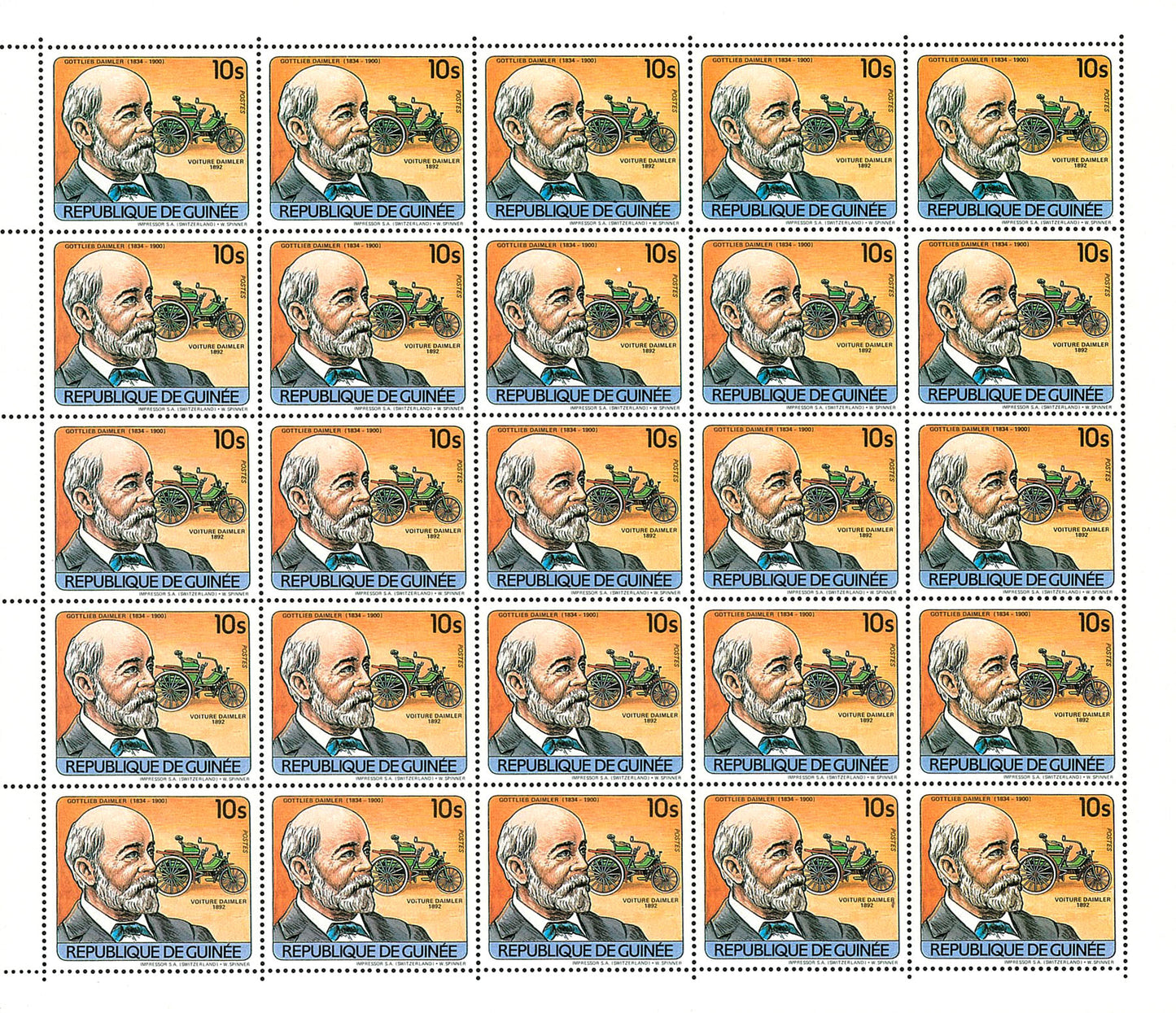 Famous characters : Lincoln/Dunant/Daimler/Blériot/P.Harris/Piccard