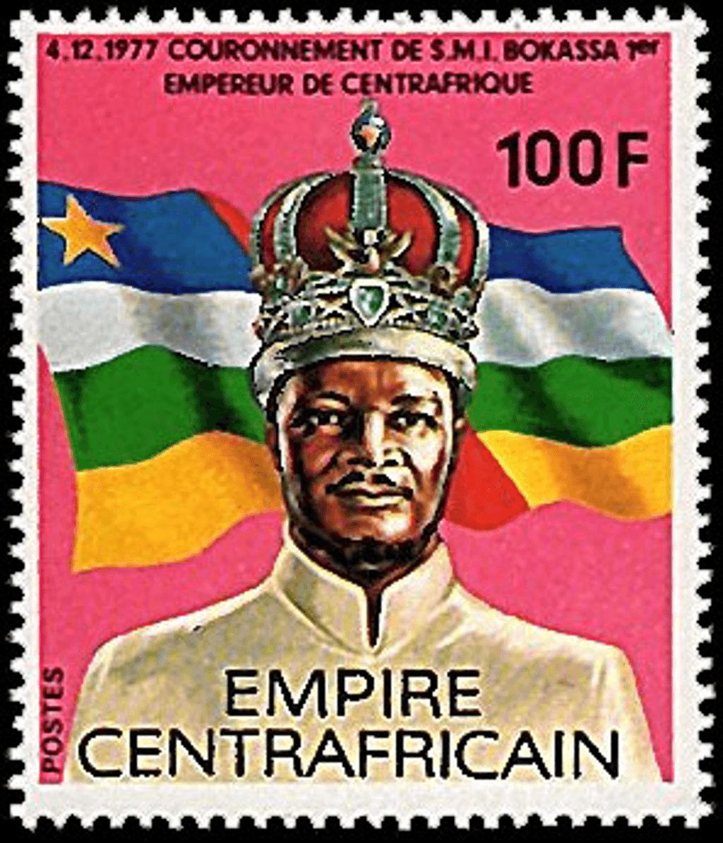 Coronation of jean bedel bokassa as empereur of Central Africa I