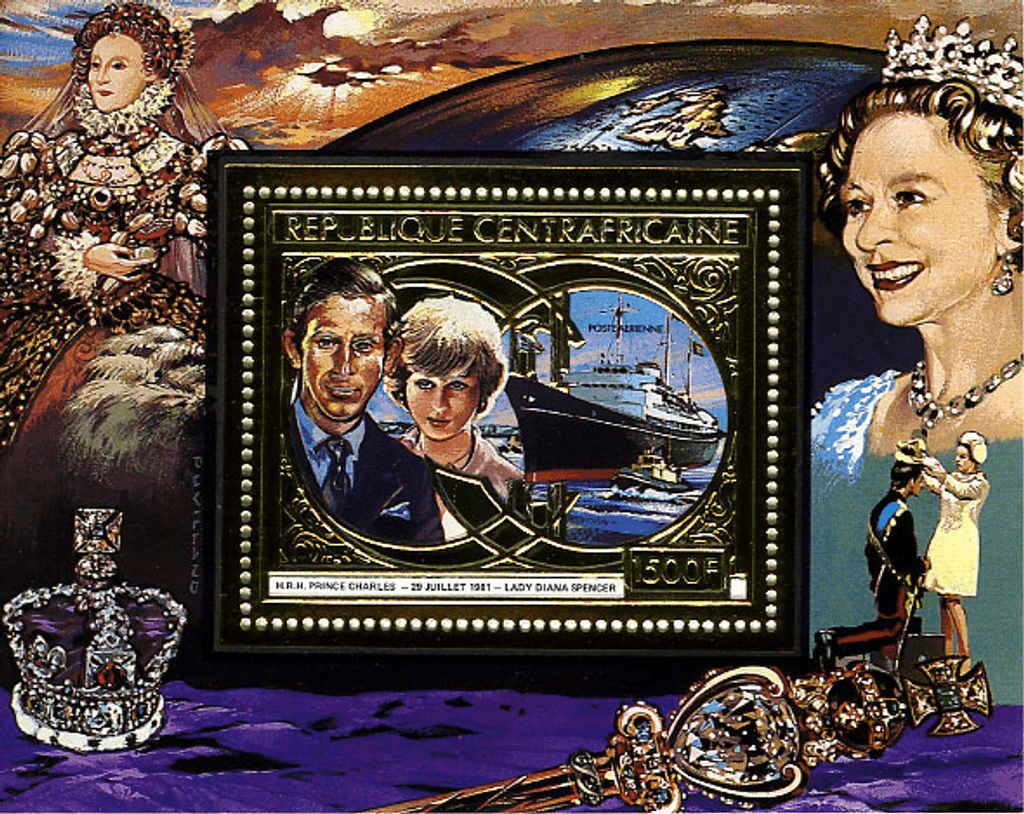 Lady Diana's Wedding & Royalty / Gold