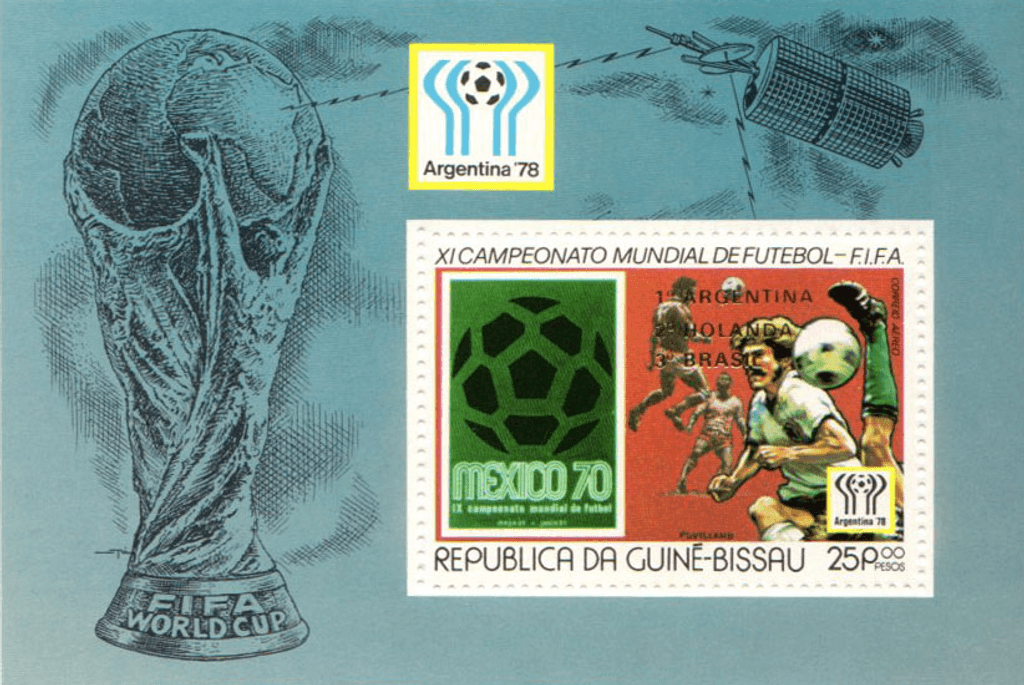 Football world championship, Argentina : Placement of final participants – GOLD  1978