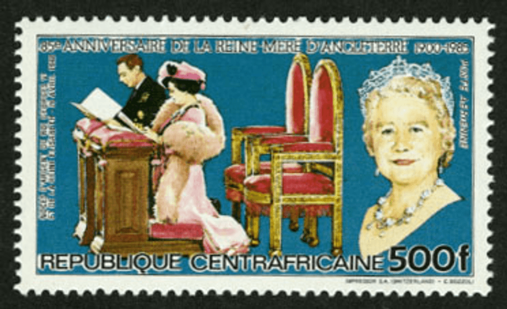 Birthday of Queen Mother Elisabeth 1985
