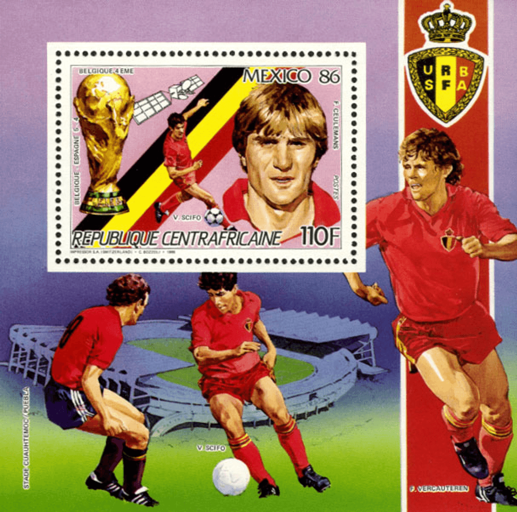 Win the Football Championship in Mexico by Argentina 1986