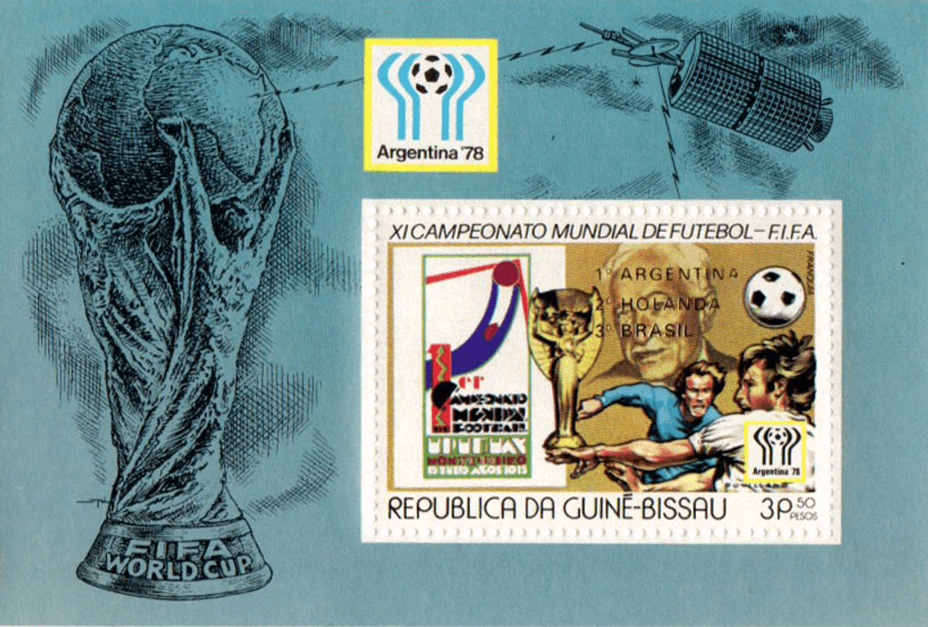 Football world championship, Argentina : Placement of final participants – GOLD  1978