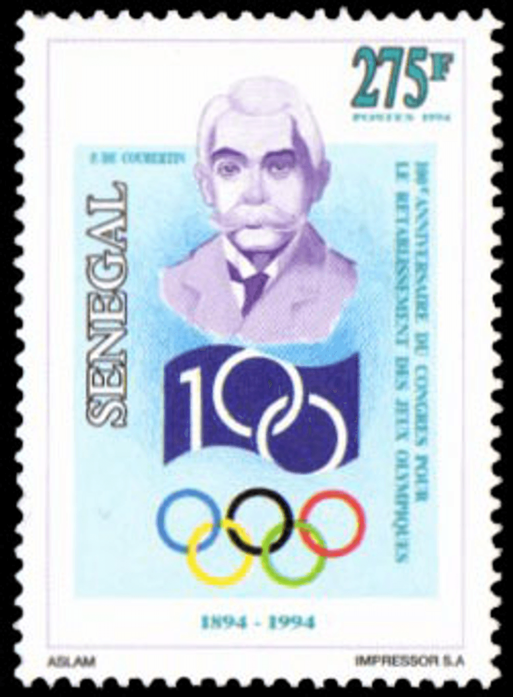 100th Anniversary of the International Olympic Committee 1994