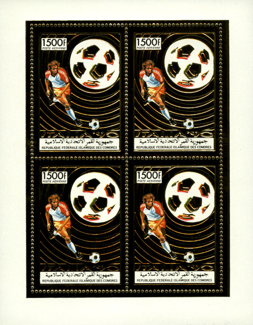 Football worlcup italia 90  GOLD
