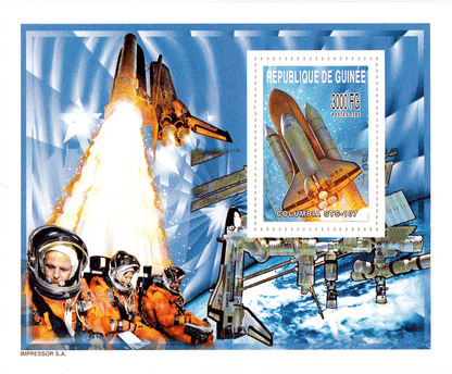 Memory to the victims of the damaged space shuttle « COLUMBIA » (Chawla-Anderson-Brown-McCool-Clark-Ramon-Husband-Columbia STS)  2003