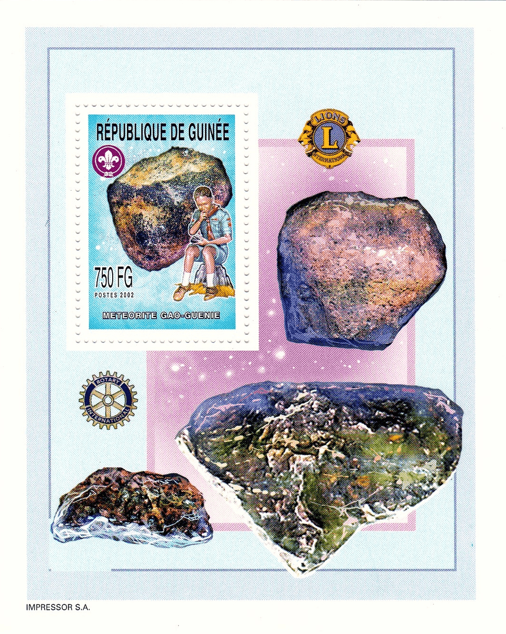 boy scout and Meteorites