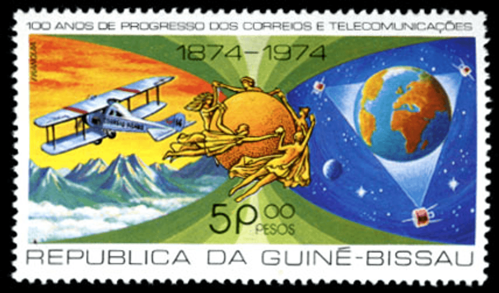 100 years of Postal & Telecommunication progress / Space