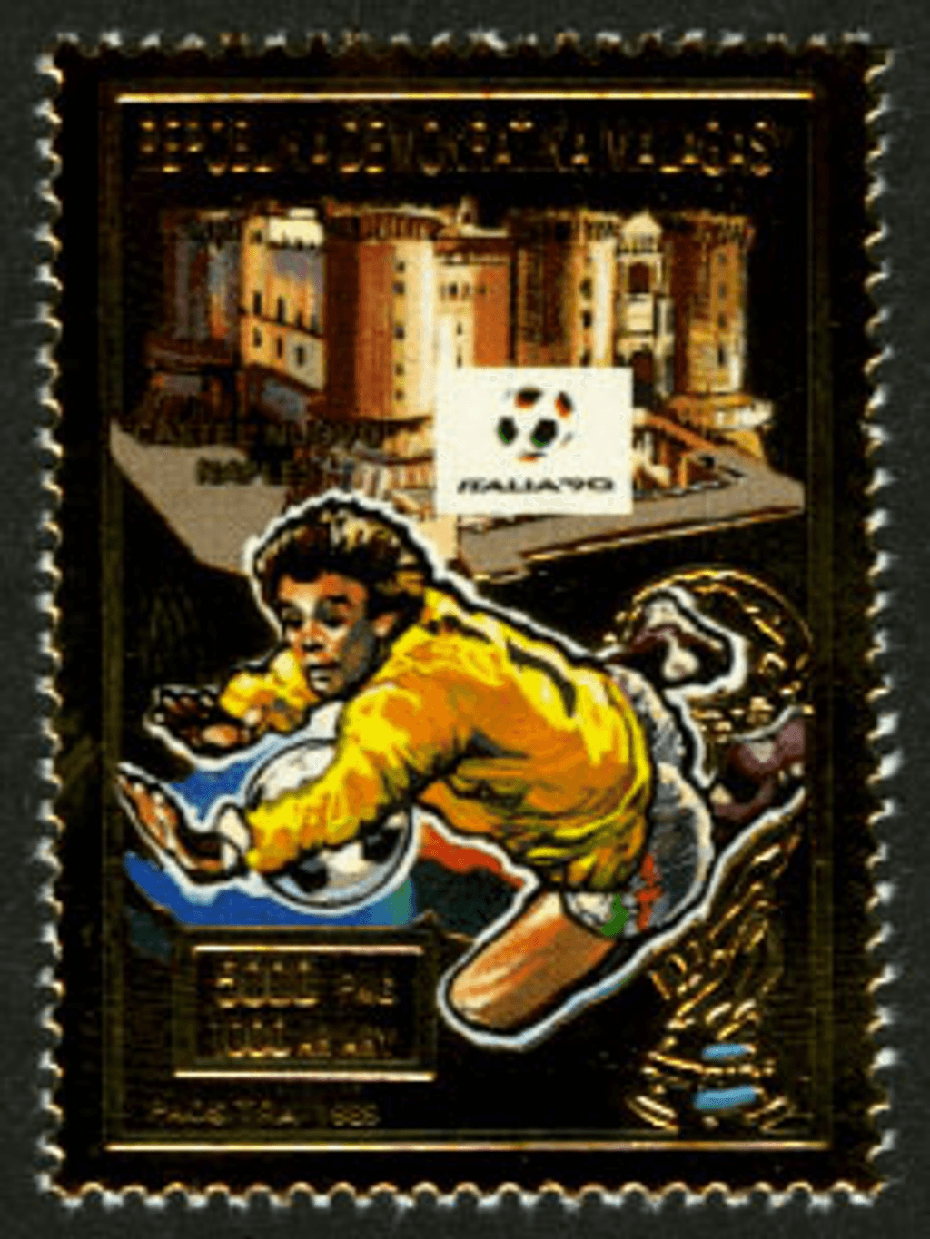 Football world cup Italy 90 Gold issue