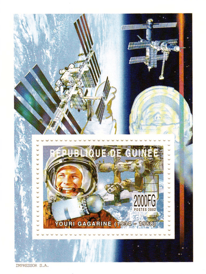 Space travel (Gagarine-Armstrong) 2002