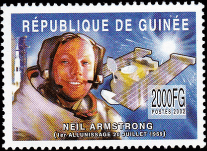 Space travel (Gagarine-Armstrong) 2002