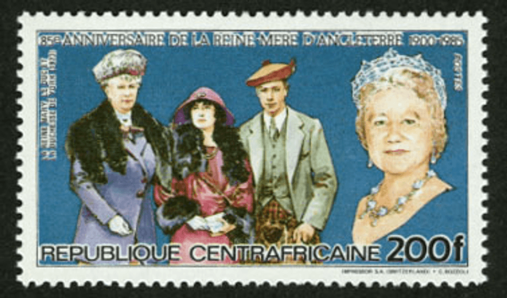 Birthday of Queen Mother Elisabeth 1985