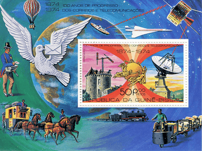 100 years of Postal & Telecommunication progress / Space