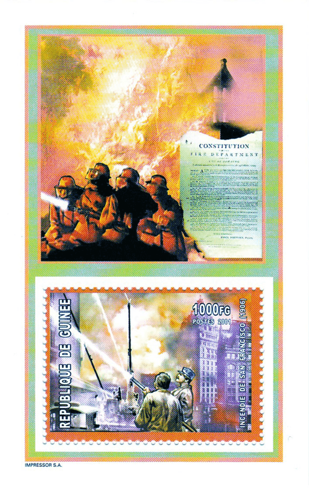 History of the fire department 2001