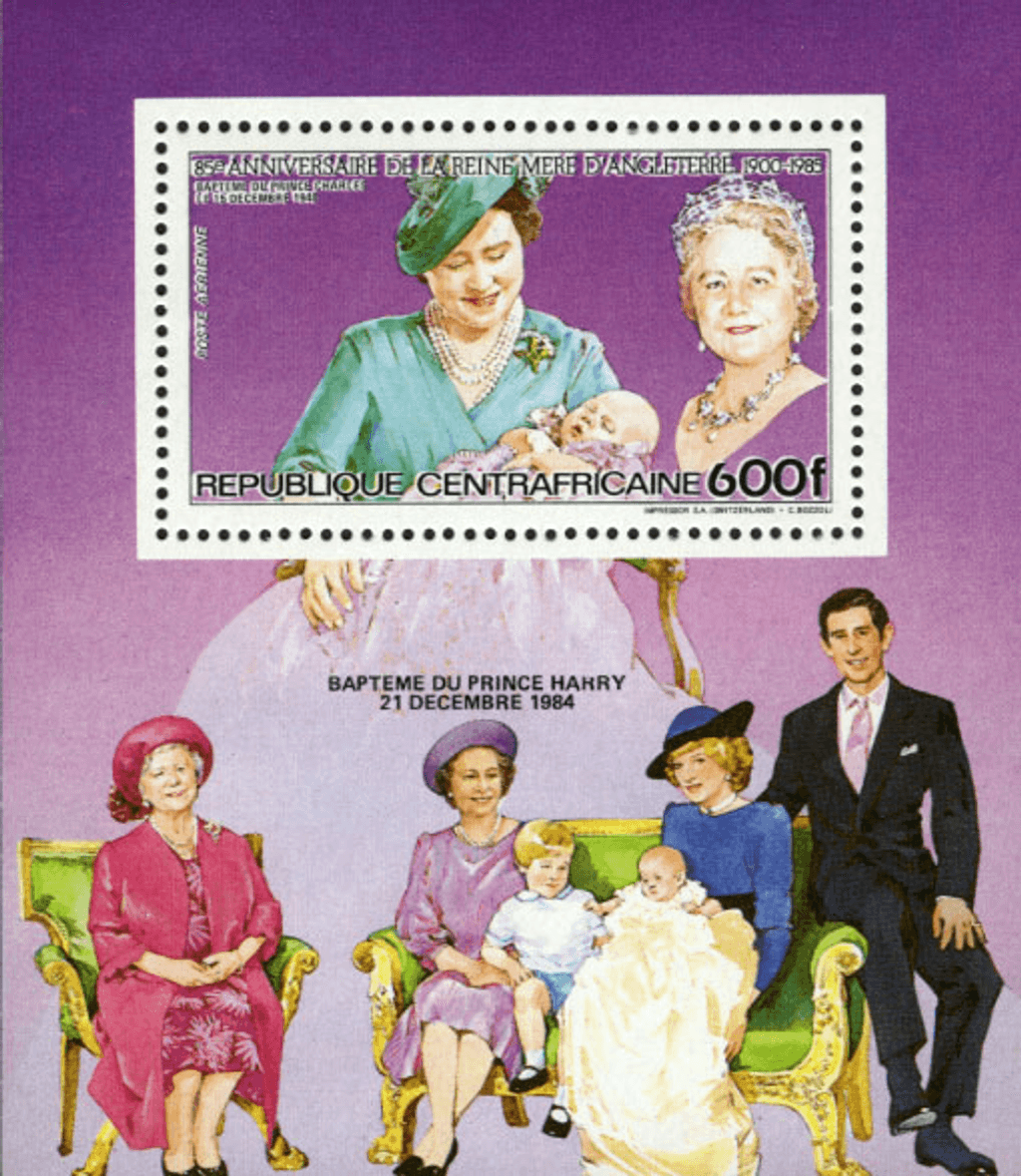 Birthday of Queen Mother Elisabeth 1985