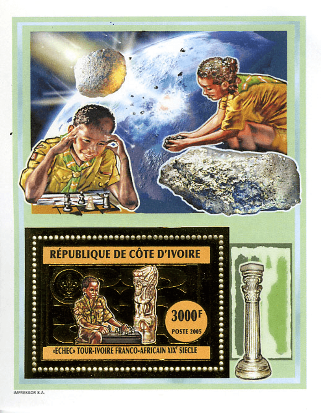 Scouting & Chess , Gold issue