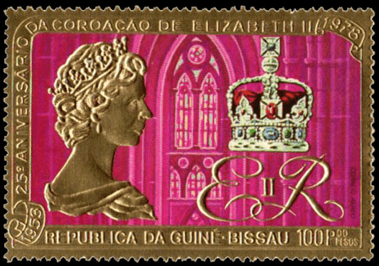 25th Anniversary of the Coronation of Queen Elizabeth II – GOLD  1978