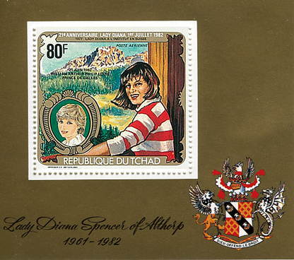 Lady Diana , 20 th anniversary / overprint - William