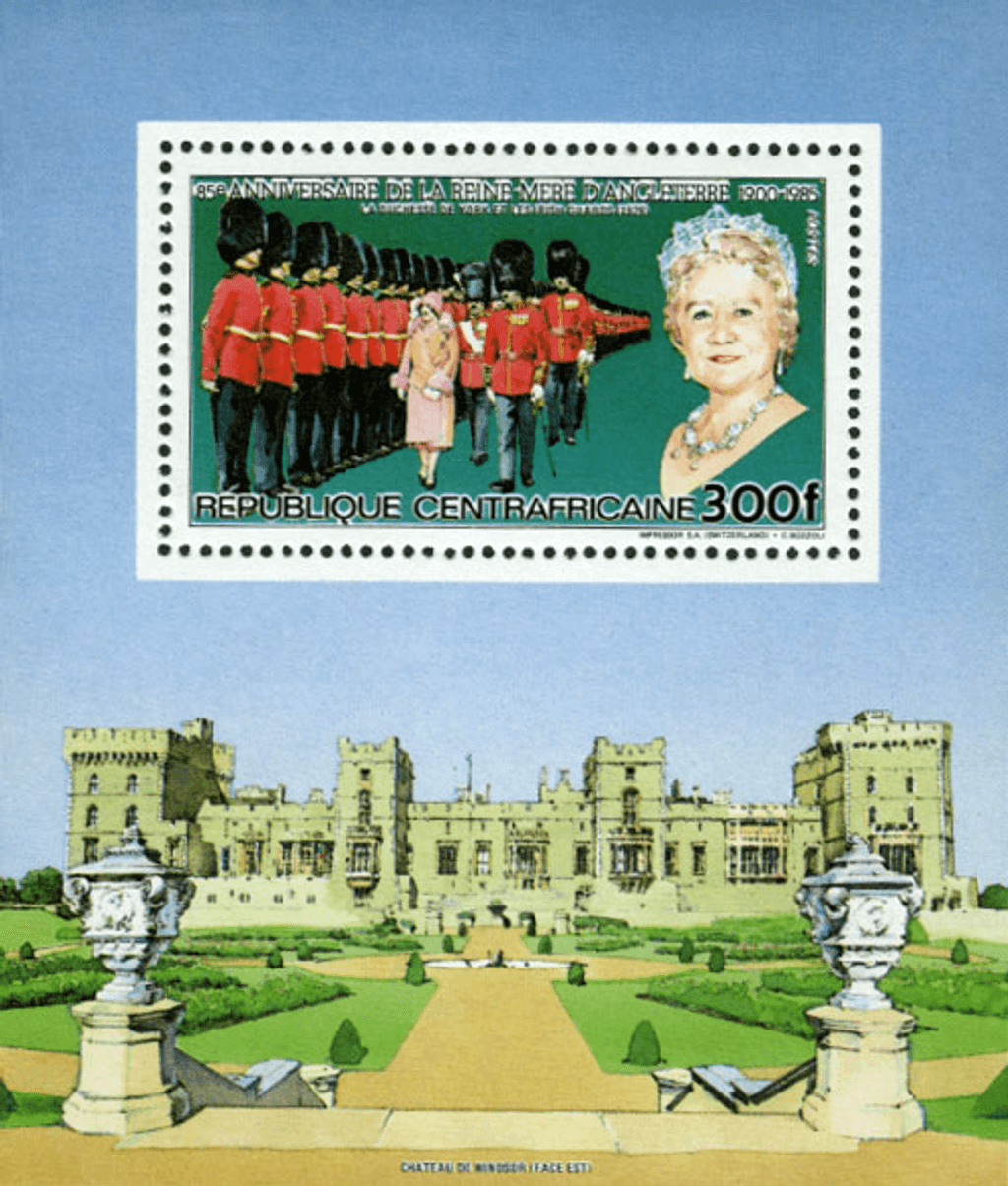Birthday of Queen Mother Elisabeth 1985