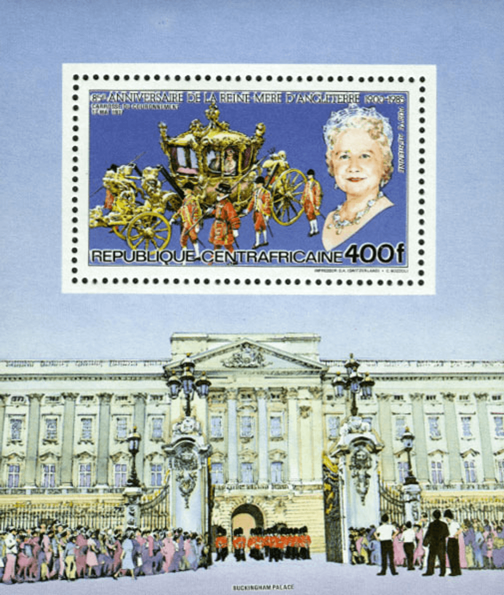 Birthday of Queen Mother Elisabeth 1985
