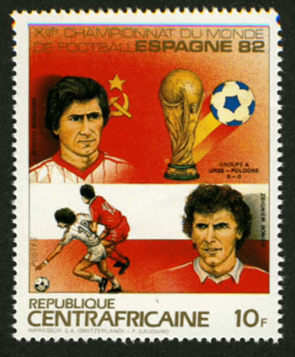 World Footbal Cup 1982 (Hamilton-Pezzey-Borovski-Boniek-Zamora-Passarella-Zico-Rossi-Smolarek-Giresse-Rummenigge)